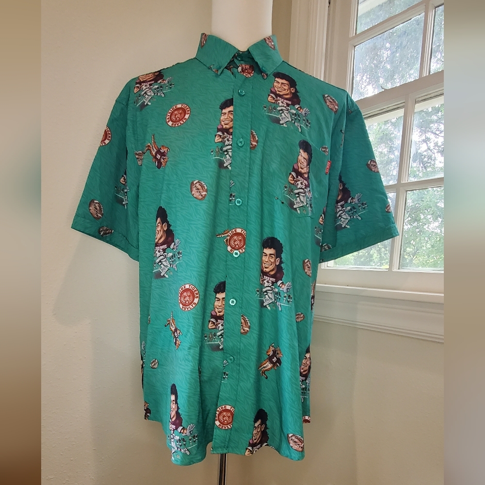 RSVLTS Green Graphic Men's Shirt
